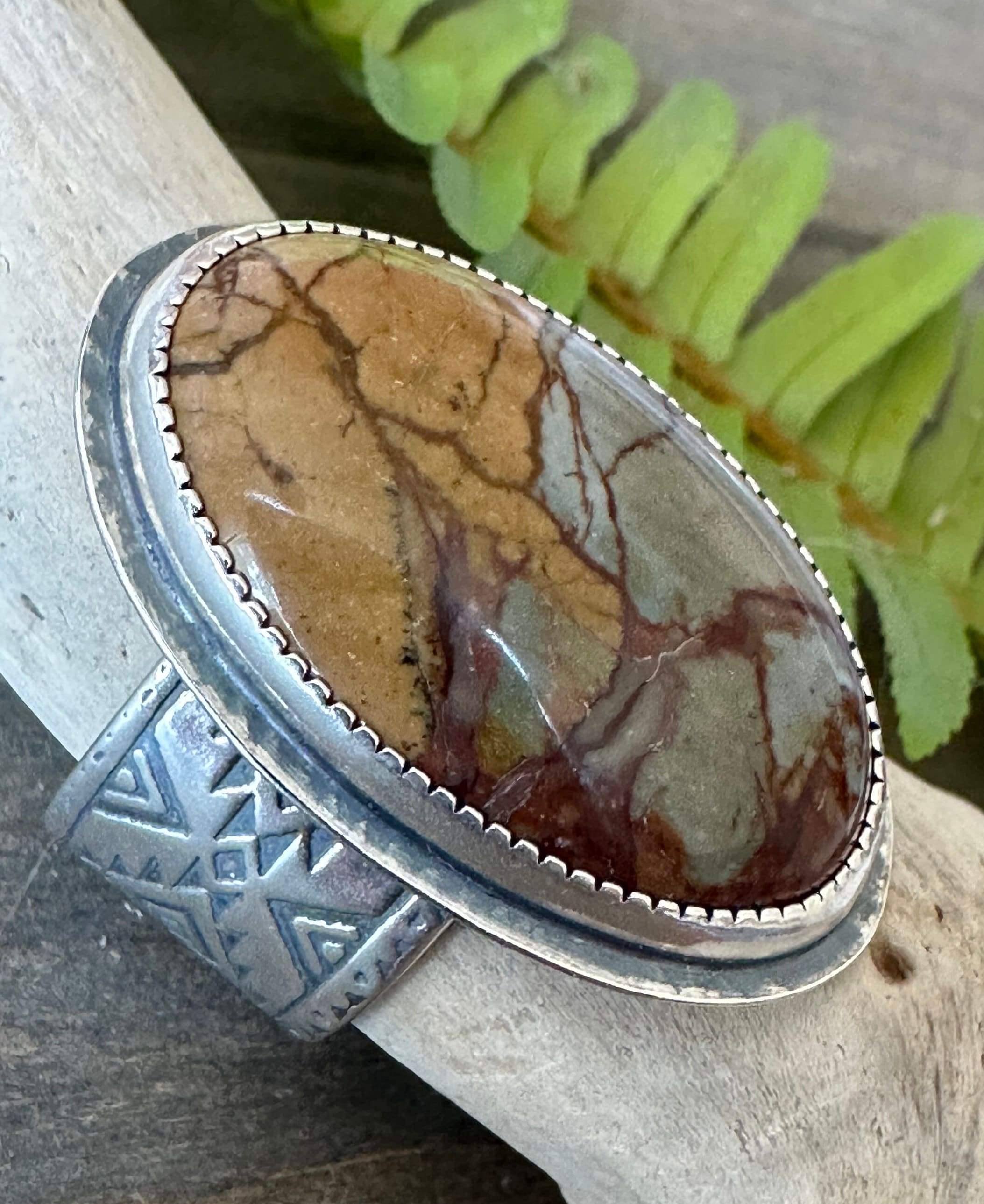 One Of The Most Unique Ever Native American Navajo Honeybee Jasper Sterling Silver Bracelet One Of The Most Unique Ever Native American Navajo Honeybee Jasper Sterling Silver Bracelet