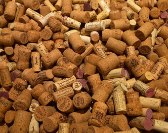 100 Wine Corks GRAB BAG! Champagne/Synthetic/Natural from around the U.S.