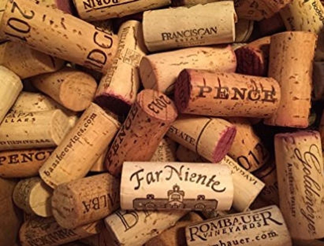 Champagne Corks for Crafts, Lot of 25 Sonoma County Champagne