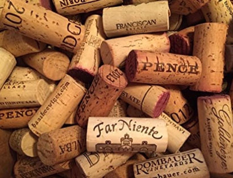 100 Count Premium Recycled Corks, Natural Wine Corks From Around the US image 2