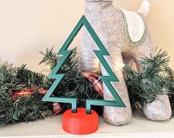 Minimalist Christmas Tree Table Decoration | Simple Christmas Tree | 3D Printed Holiday Decoration