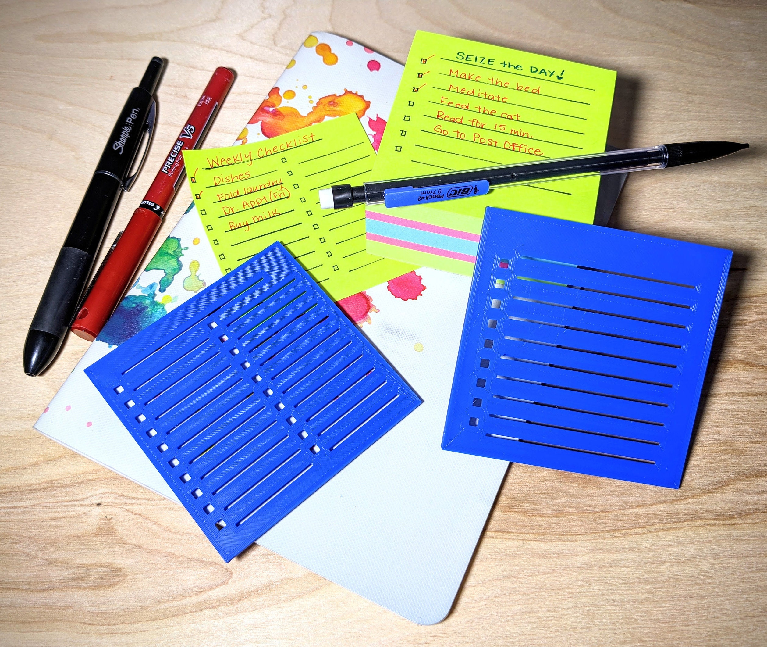 3x3 Custom Printed Mini Sticky Notes Caddy