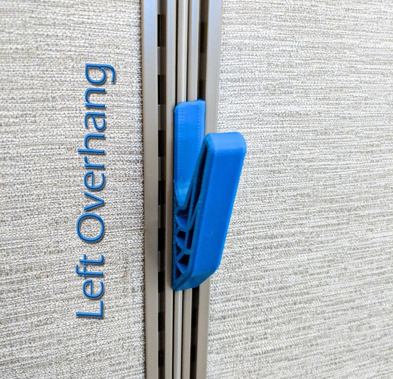 Modern Office Cubicle Hook 3D Printed Partition Rail Coat Etsy