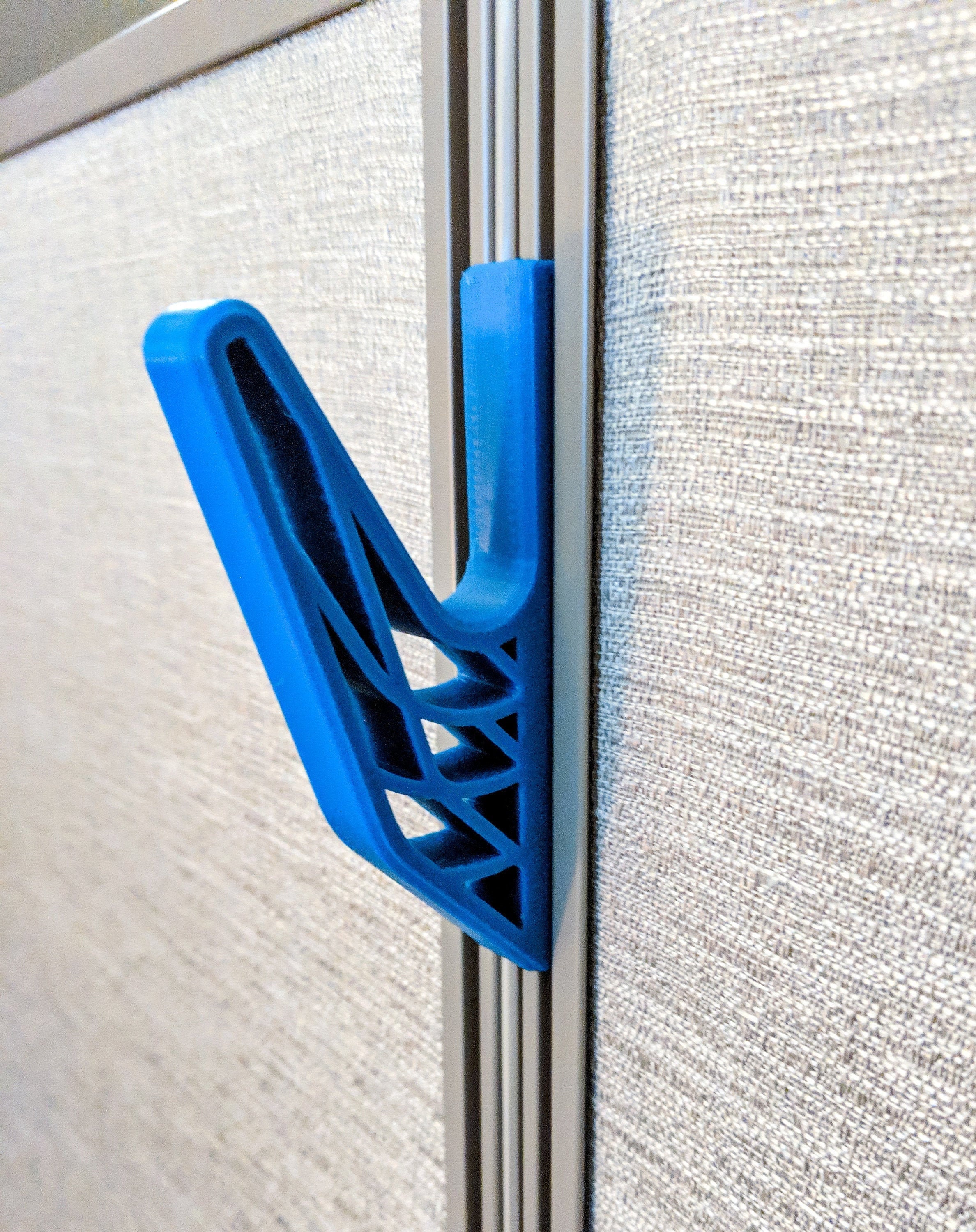 Modern Office Cubicle Coat Hook 3D Printed Partition Rail Hanger for  Jackets, Bags & More - Etsy