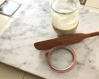 Wooden Spurtle; Handmade in Nebraska - Cherry or Walnut