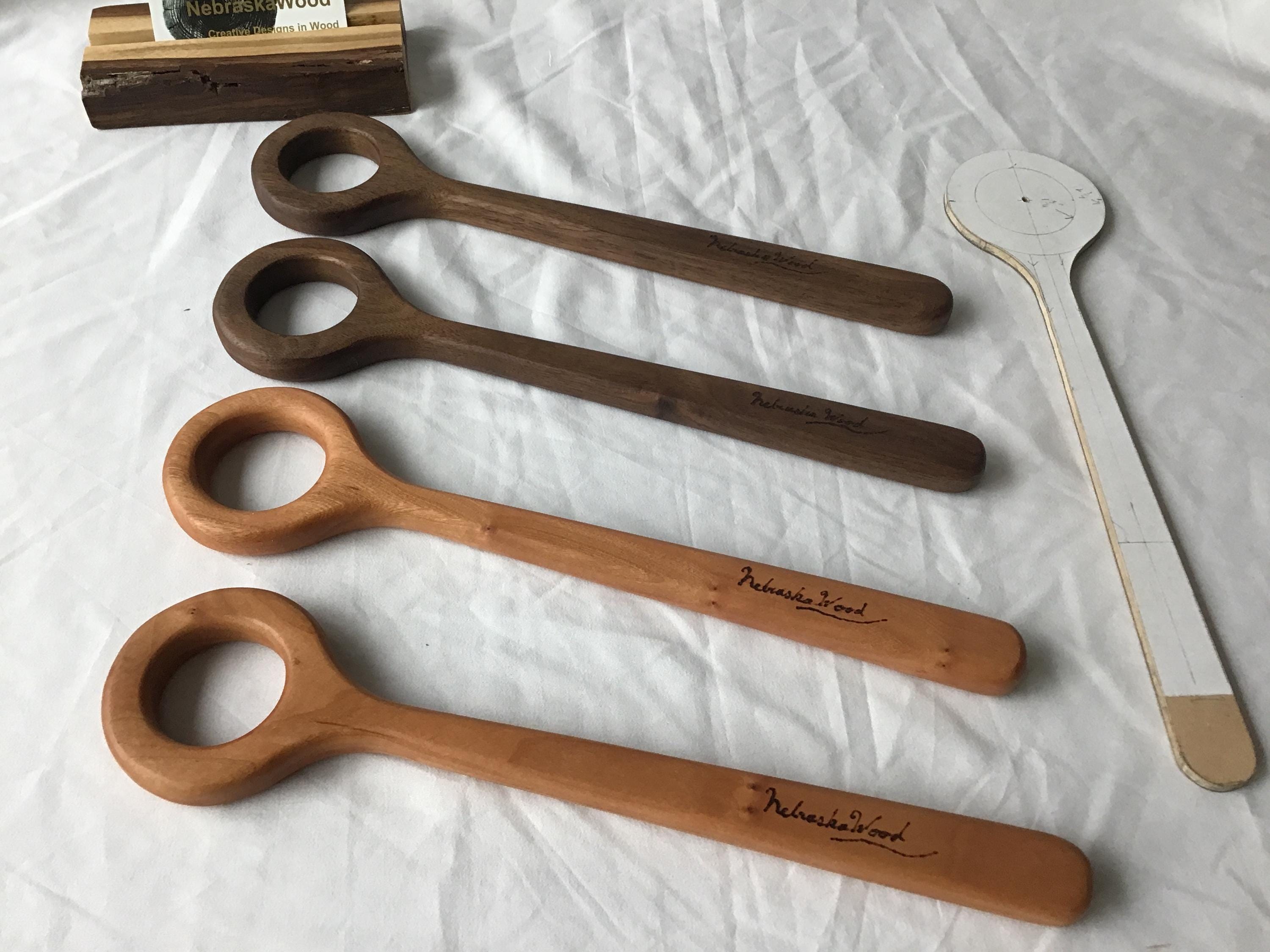 Wooden Sour Dough Stirrer or whisk; Handmade in Nebraska - Cherry or…