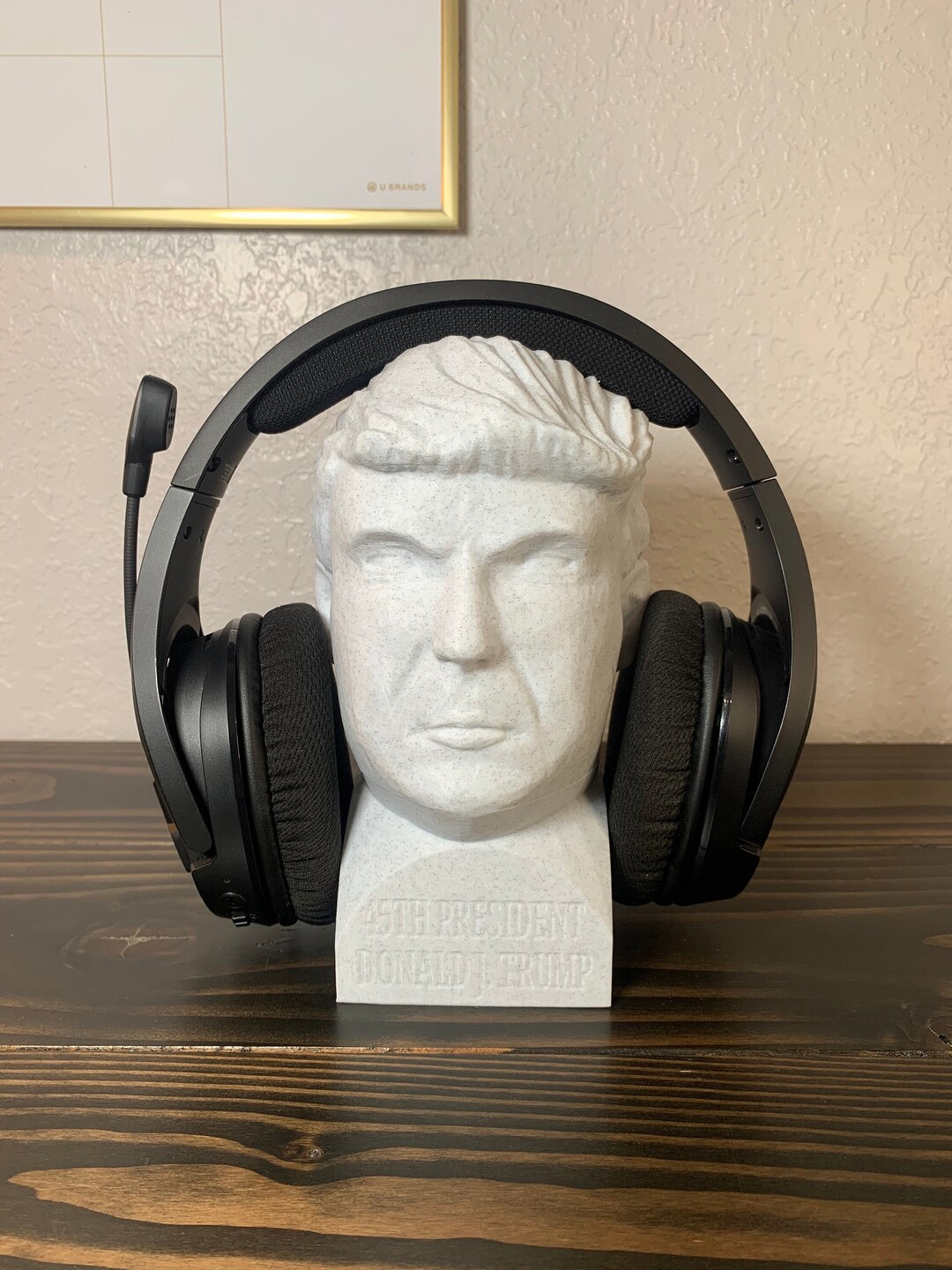 Donald Trump Bust Headphone Holder Gaming Headset Stand Etsy