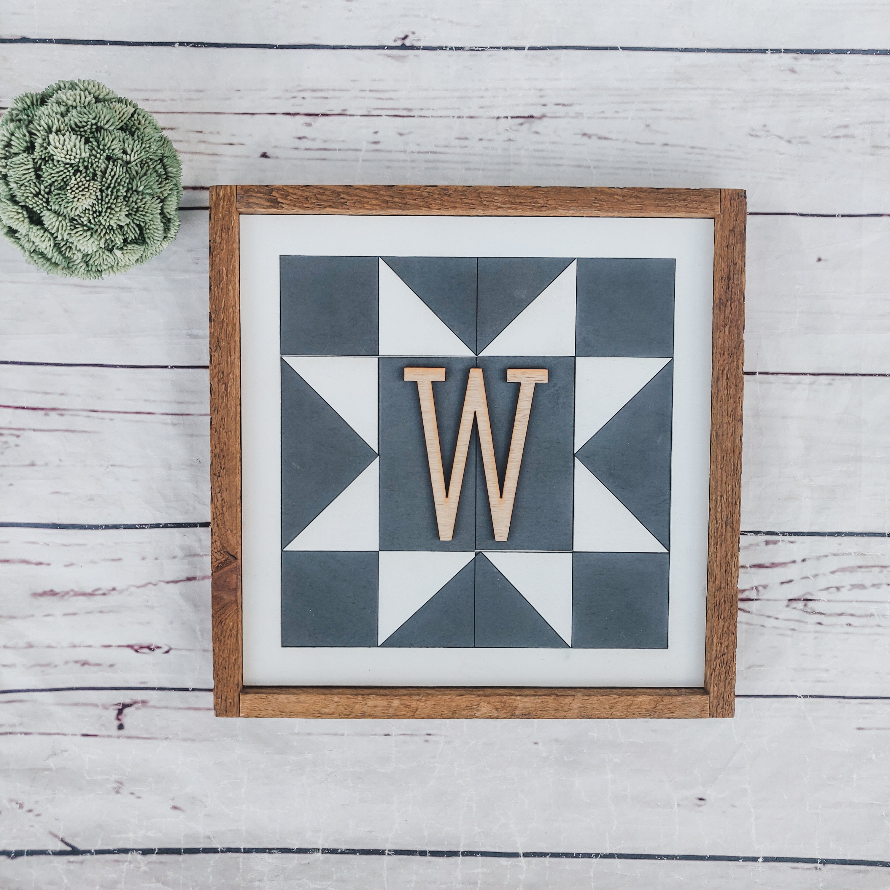 Custom wood barn quilt / personalized sign / barn quilt art / Etsy