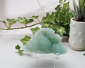 Durango Mexico Hemimorphite Specimen: Blue Gemstone on Matrix (Free Acrylic Stand)