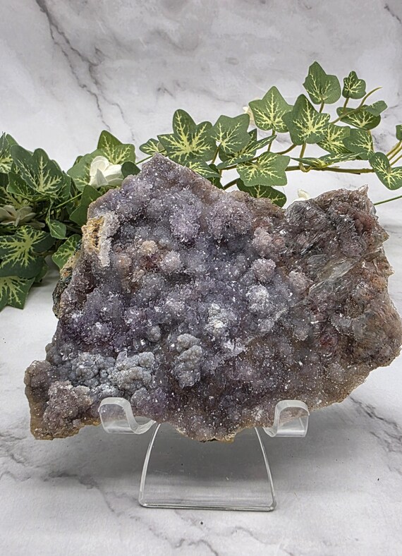 Druzy Quartz Specimen, Mini Slab Specimen, Druzy Quartz Specimen, Shimmering Beauty, Crystal Collectors Gift