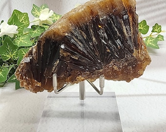 Raw Amber Calcite Specimen, Large, Honey Calcite, Raw Calcite, Amber Calcite Cluster, Crystal Energy Gift