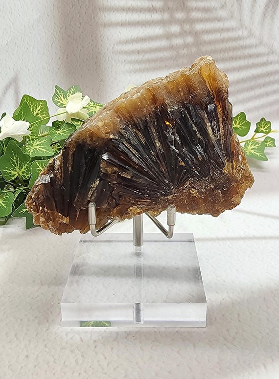 Raw Amber Calcite Specimen, Large, Honey Calcite, Raw Calcite, Amber Calcite Cluster, Crystal Energy Gift