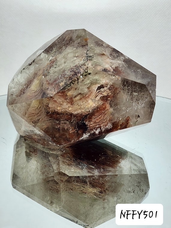 Garden Quartz, Lodolite, Large Freeform, Phantom Quartz