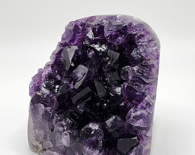 Uruguay Amethyst Geode, Purple Crystal, Amethyst Cluster, Collectors Gift, Calming Energy