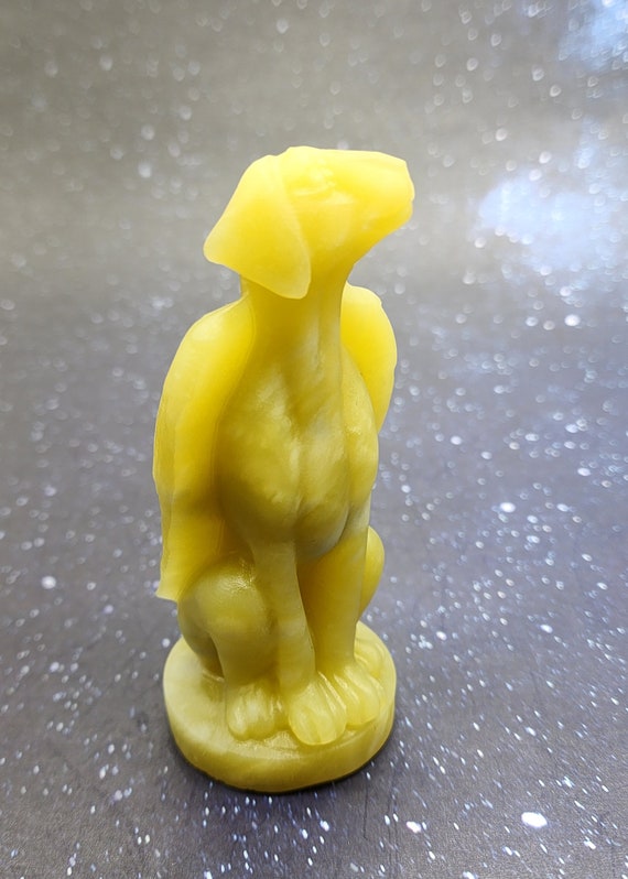 Lemon Jade Winged Angel Dog Gemstone Memorial Angel Dog, Pet Loss Gift, Pet Remembrance Carving, Natural Crystal Energy