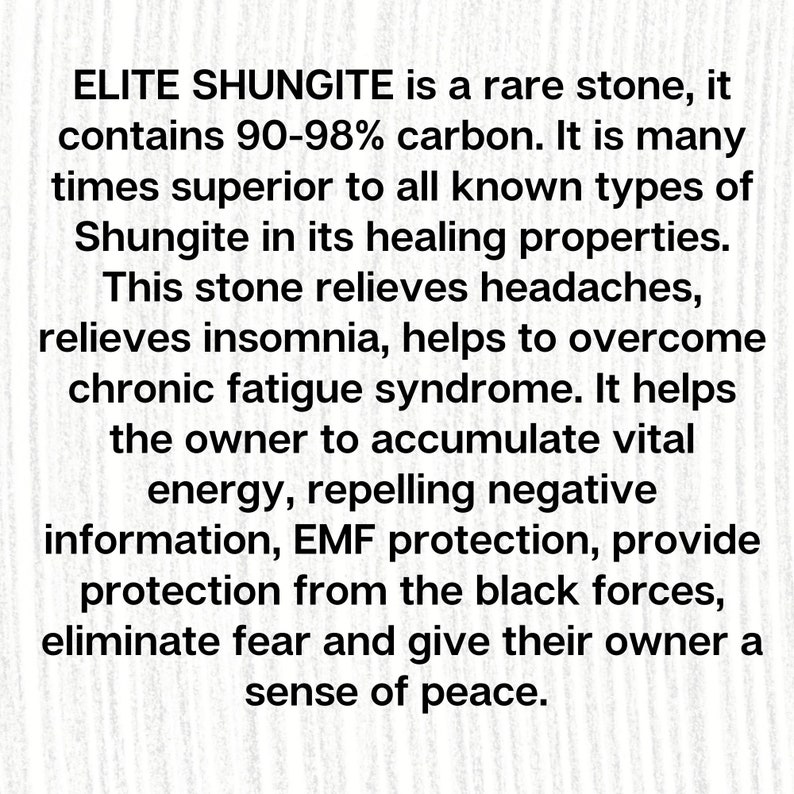 Elite Shungite Orgonite pendant for men Adjustable 5g Emf protection necklace zdjęcie 7