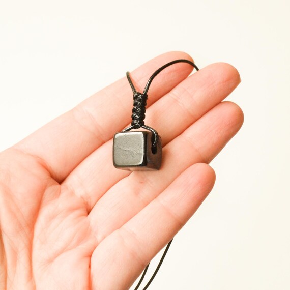 Shungite Necklace Pendant Mens Womens 