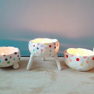 The Gems Collection - Handmade tealight holders, candle holders. Rainbow colours. Bowls. Home décor. image 10