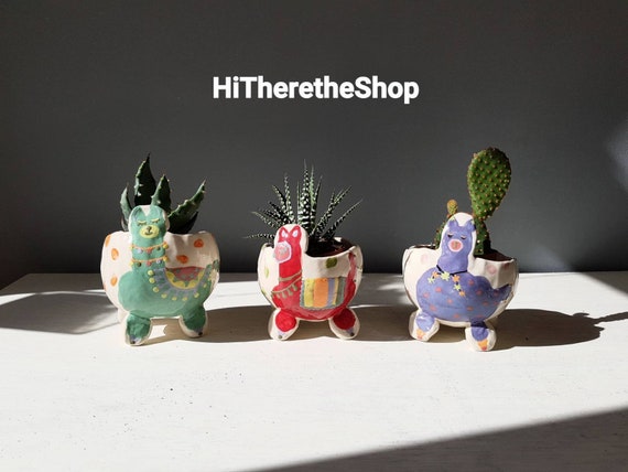 The Very Fun Collection 2 - Ceramic Handmade, Succulent Pot