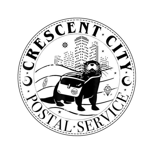 Crescent City Postal Service Messenger Otter Crescent City Digital PNG.