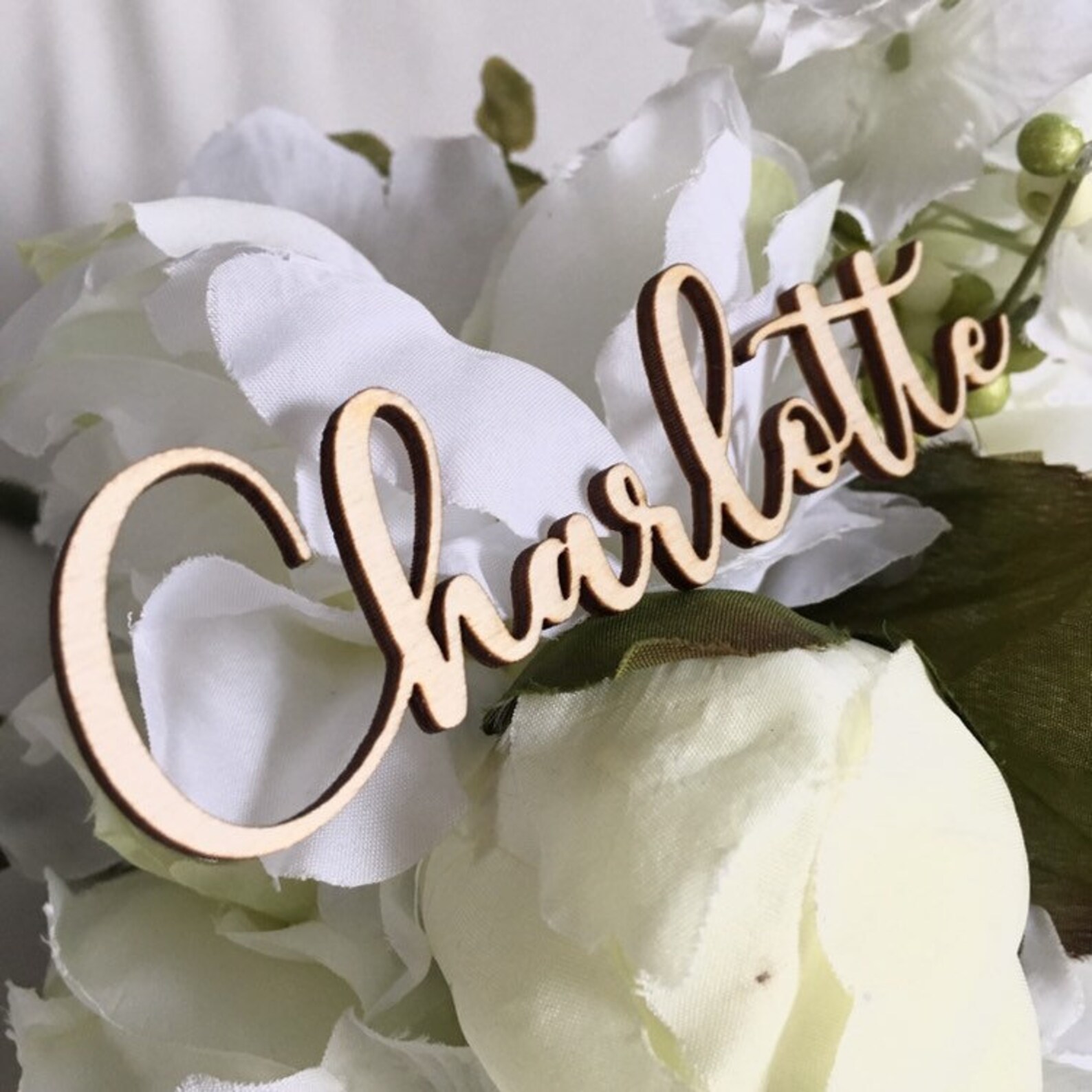 Table Place Name Wooden Wedding Place Setting laser Cut Etsy Canada