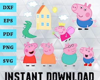 Download Peppa pig cricut | Etsy