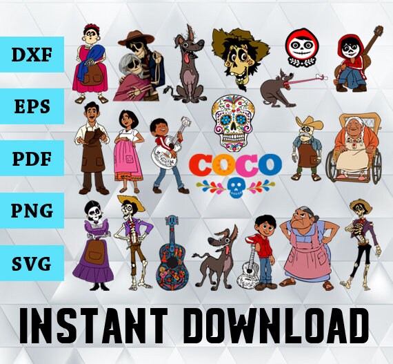 Free Free 344 Disney Coco Svg Free SVG PNG EPS DXF File