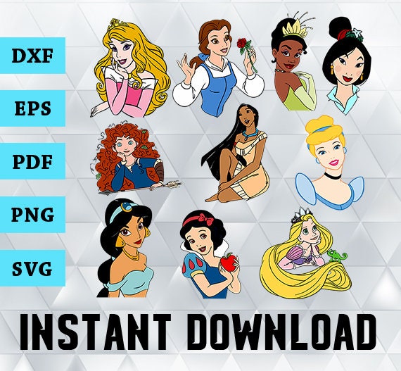 Download Disney Princess Svg Disney Svg Princess Svg Files Disney ...