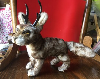 Jackalope Kiwa Poseable Art Doll OOAK