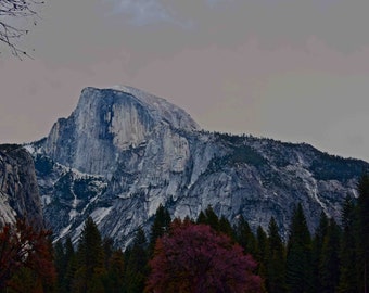 Psychedelic Half Dome - Yosemite