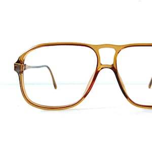 58-13-140 Vienna Line 1494 1980's OPTYL Glasses New Old Stock Vintage Low Profile Acetate Flex Hinge Eyeglasses Germany