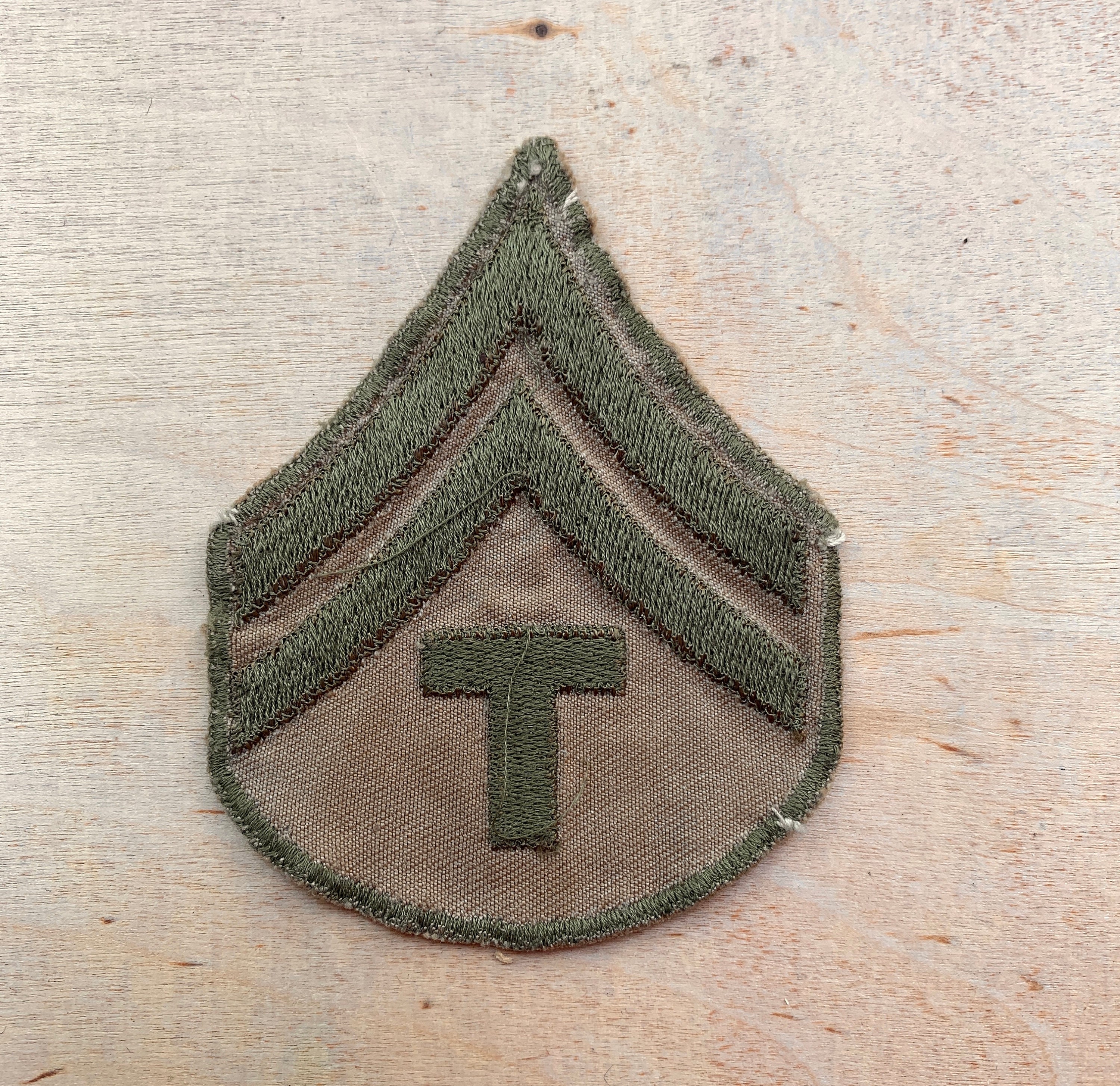 40s Vintage US Army Technical Sergeant Rank Patch Set – Omega Militaria