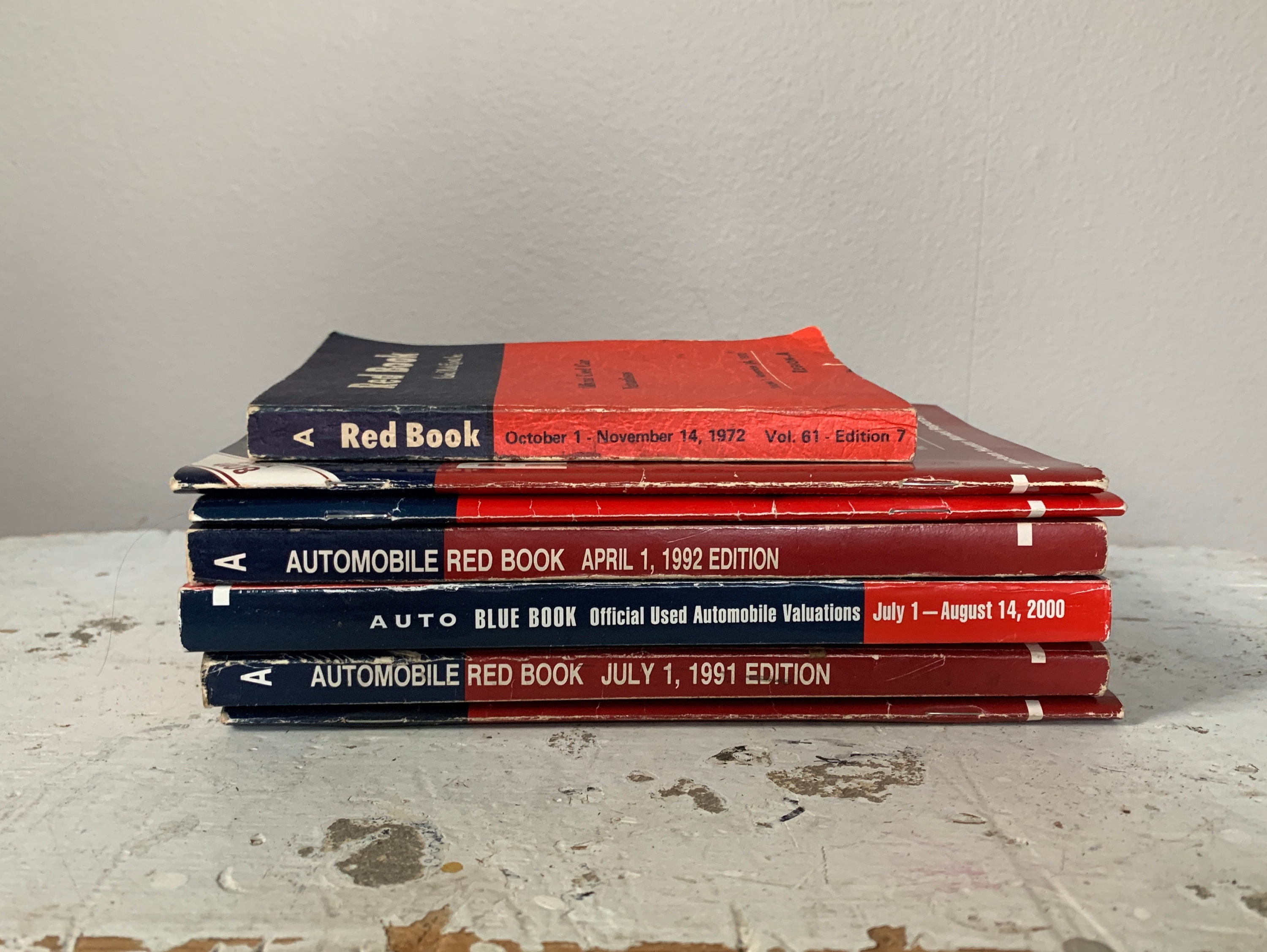 Lot of 7 Price Books Vintage Auto Automobile Classic Car Red Etsy UK