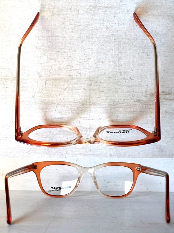 55-23-145 70s Square Soho Glasses Amber Fade Mid … - image 7