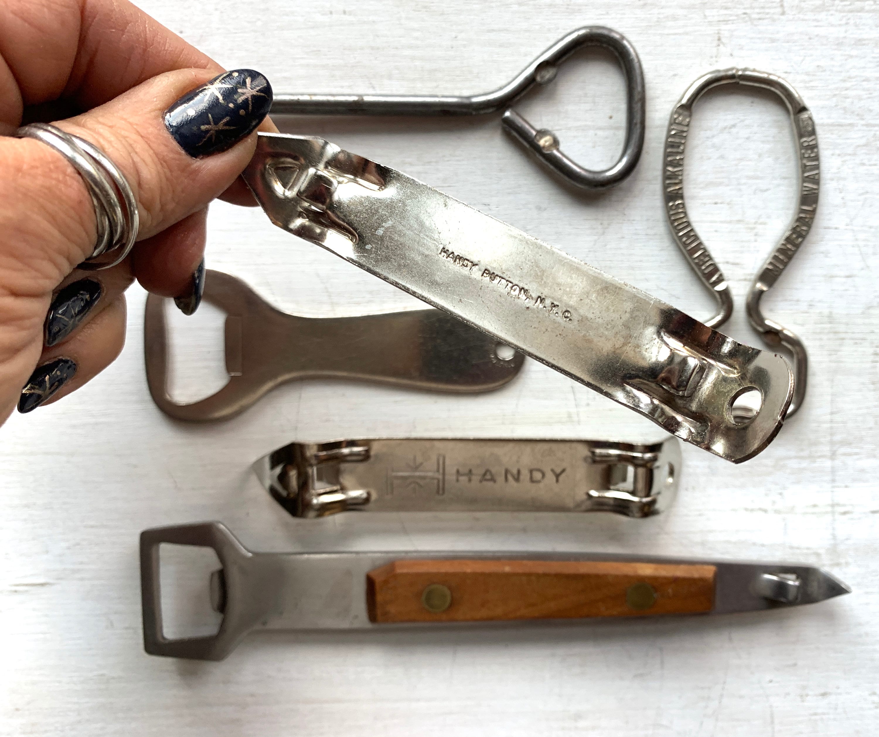 Vintage Handy Button New York City Bottle Can Opener