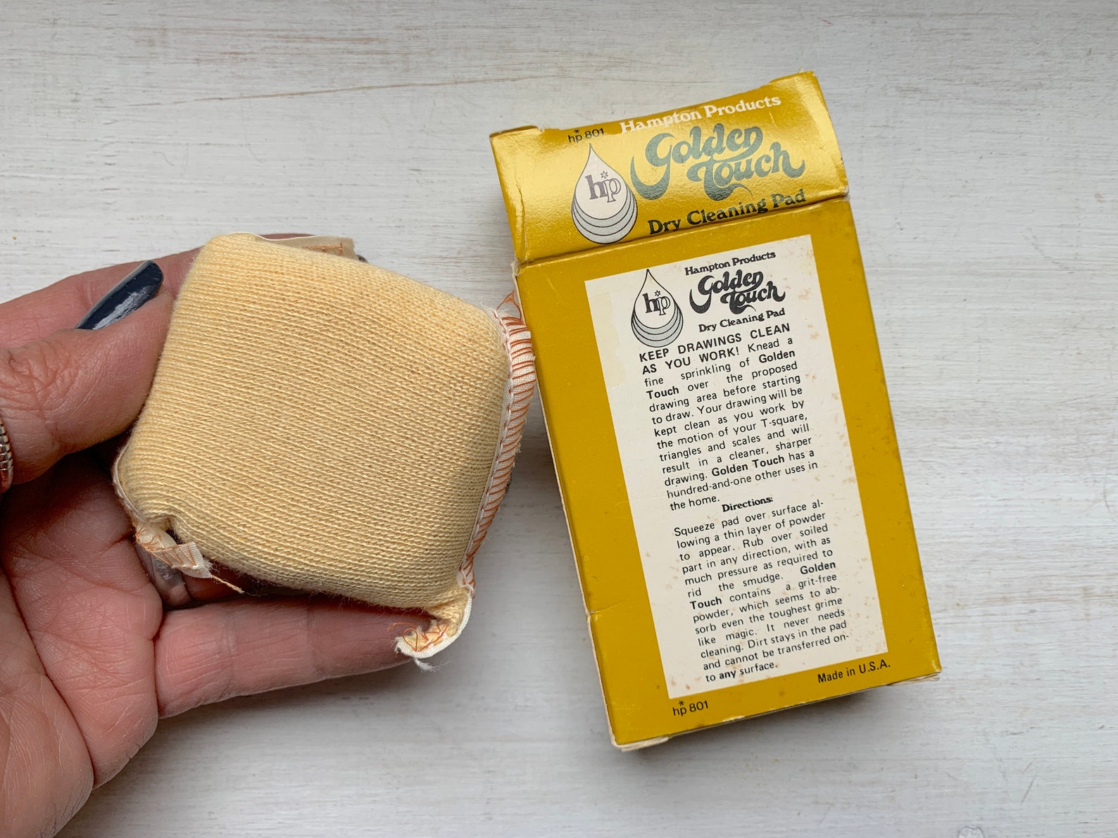 Drafting Essential Golden Touch Dry Cleaning Pad Eraser Etsy
