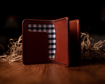 Gift for men | Handmade Leather Wallet | Made from vegetable tanned leather | gifts for husband | Christmas gifts | Gift for him
