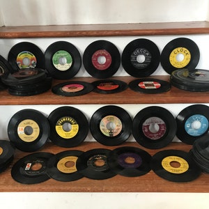 45 RMP Records (10) - Repurpose Decor/Craft Project - Bar Top - Wall Art -