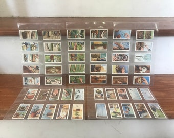 1930s Garden Hints Cigarette Cards - Complete Set 50/50 - Wills Tobacco Cards - Horticulture Ephemera