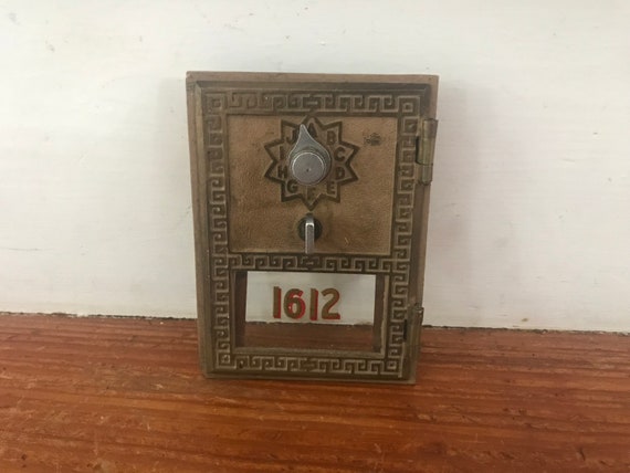 Vintage Post Office Box Door Usps Postal Memoribilia Etsy