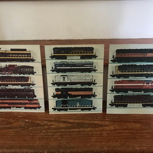 Train Photographs - Railroad Pictures - Frameable 8 1/2&quot; x 11&quot; Model Train Photos