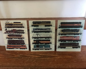 Train Photographs - Railroad Pictures - Frameable 8 1/2&quot; x 11&quot; Model Train Photos