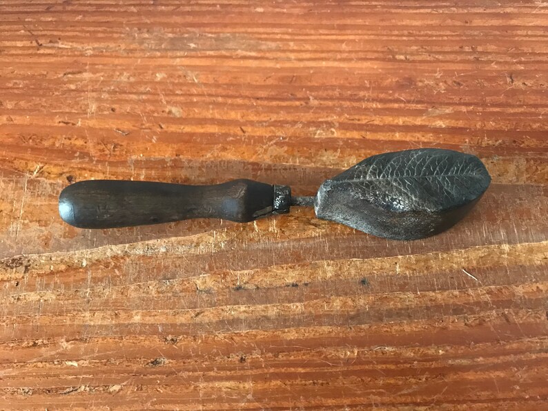 Early 1900s Millinery Iron Antique Stamp Tool Cast Iron Etsy