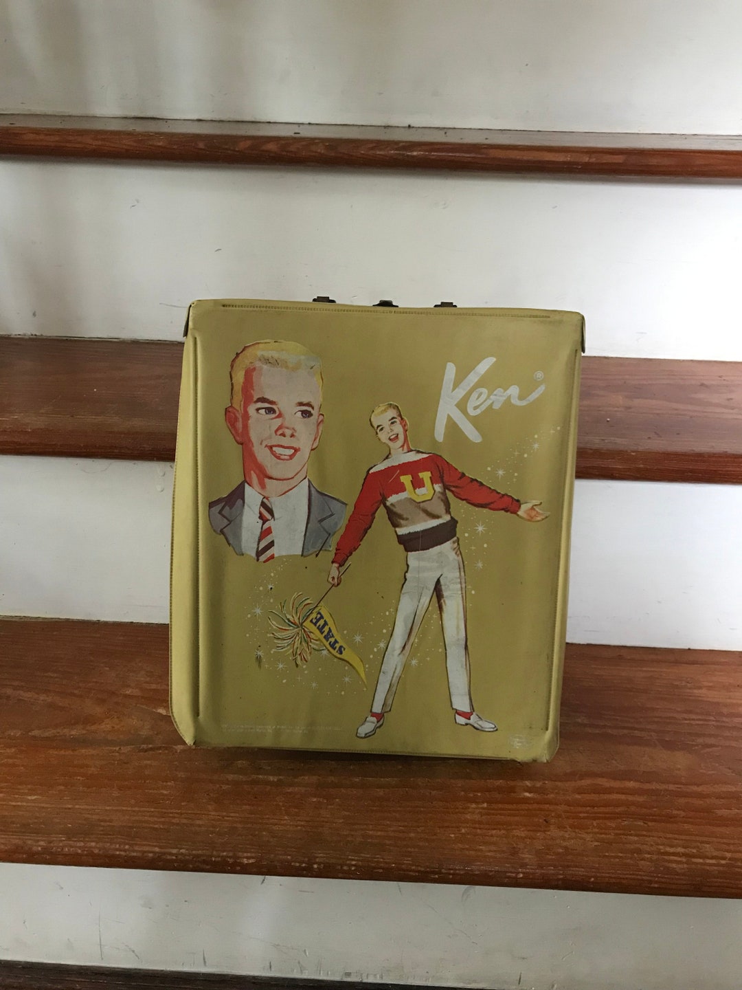 1960s Mattel 'ken' Carrying Case Barbie Collectible Blonde Ken - Etsy