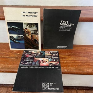 1960s Mercury Sales Brochures (3)