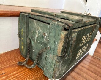 WWII Era Wooden Ammo Box - Greek Military Ammo Box - - Etsy