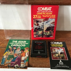 Vintage Atari 2600 Video Game - &#39;Combat&#39;  - CIB - Original Atari Game