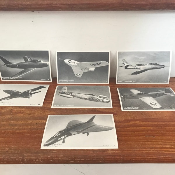 Military Postcards - USA Airforce Aircraft Postcards - Airplane Postcards/Ephemera