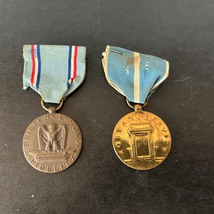 US Military Service Medals - Korean War Era Service Medals