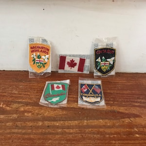 Lot of 5 NOS Boy Scout Patches - Unopened Patches